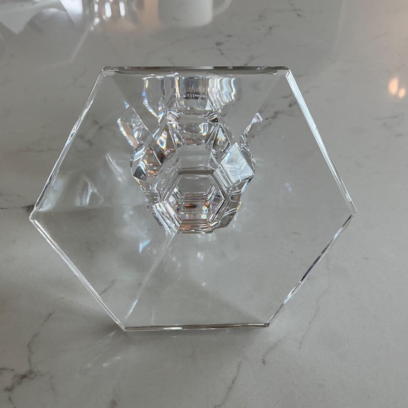 Val St. Lambert crystal candle holder - Picture 2 of 3